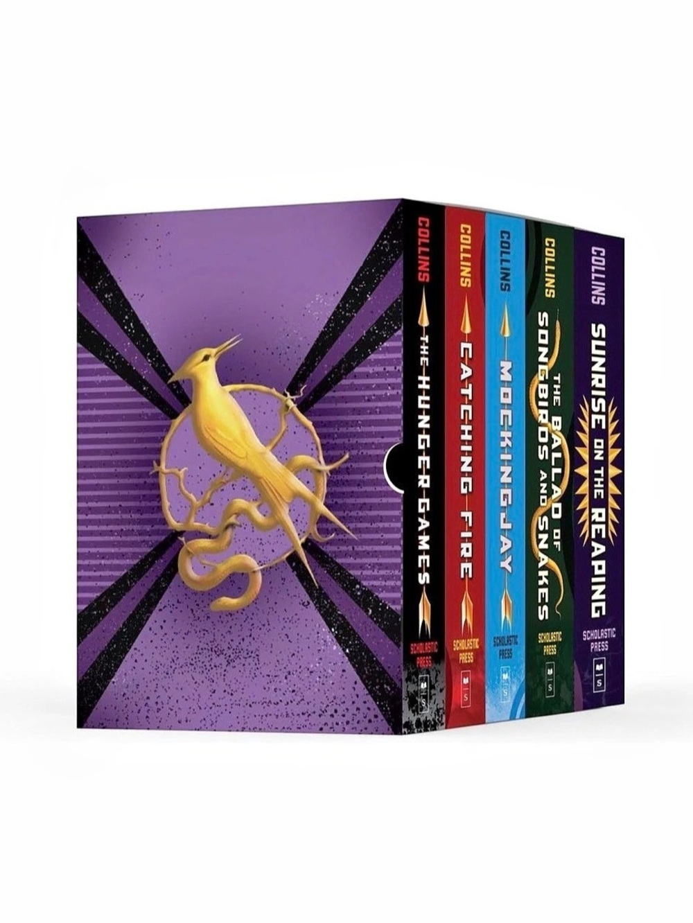 The Hunger Games 5-Book Collection 5-Book Boxed Set Purple NWT!